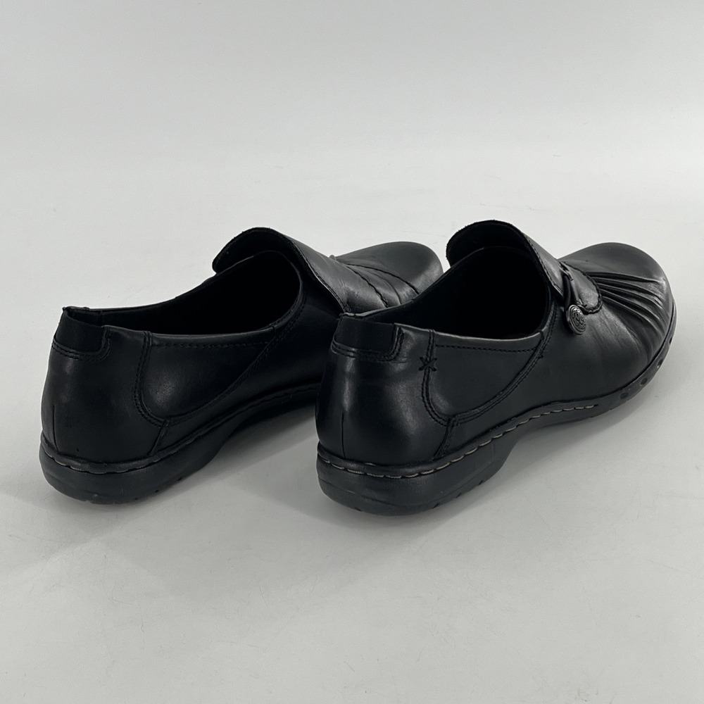Rockport Cobb Hill Womens Ballet Flat Paulette Slip On Ruched Black Sz 10 W Wide - Picture 6 of 16